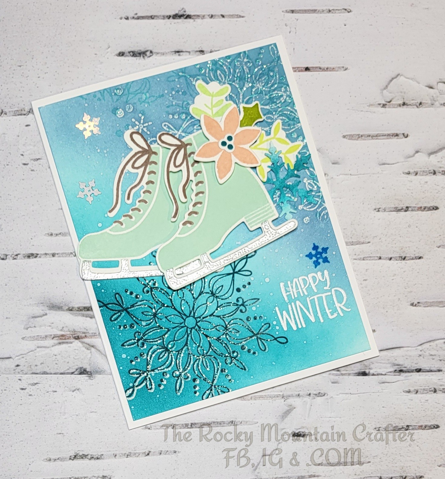 Fun Winter Skates Card with video