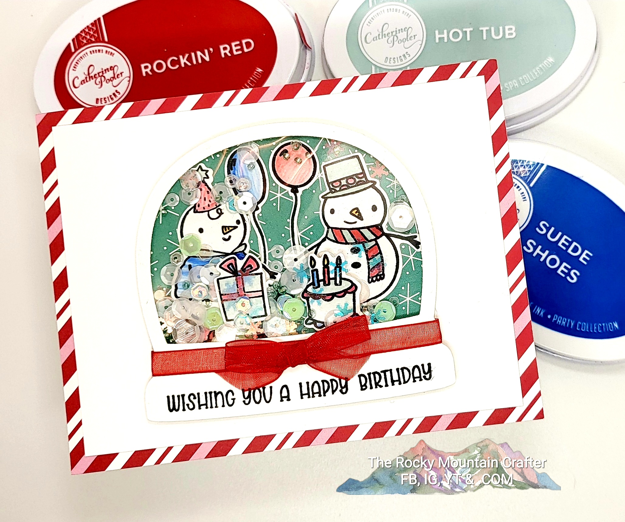 Snow Globe Shaker Card