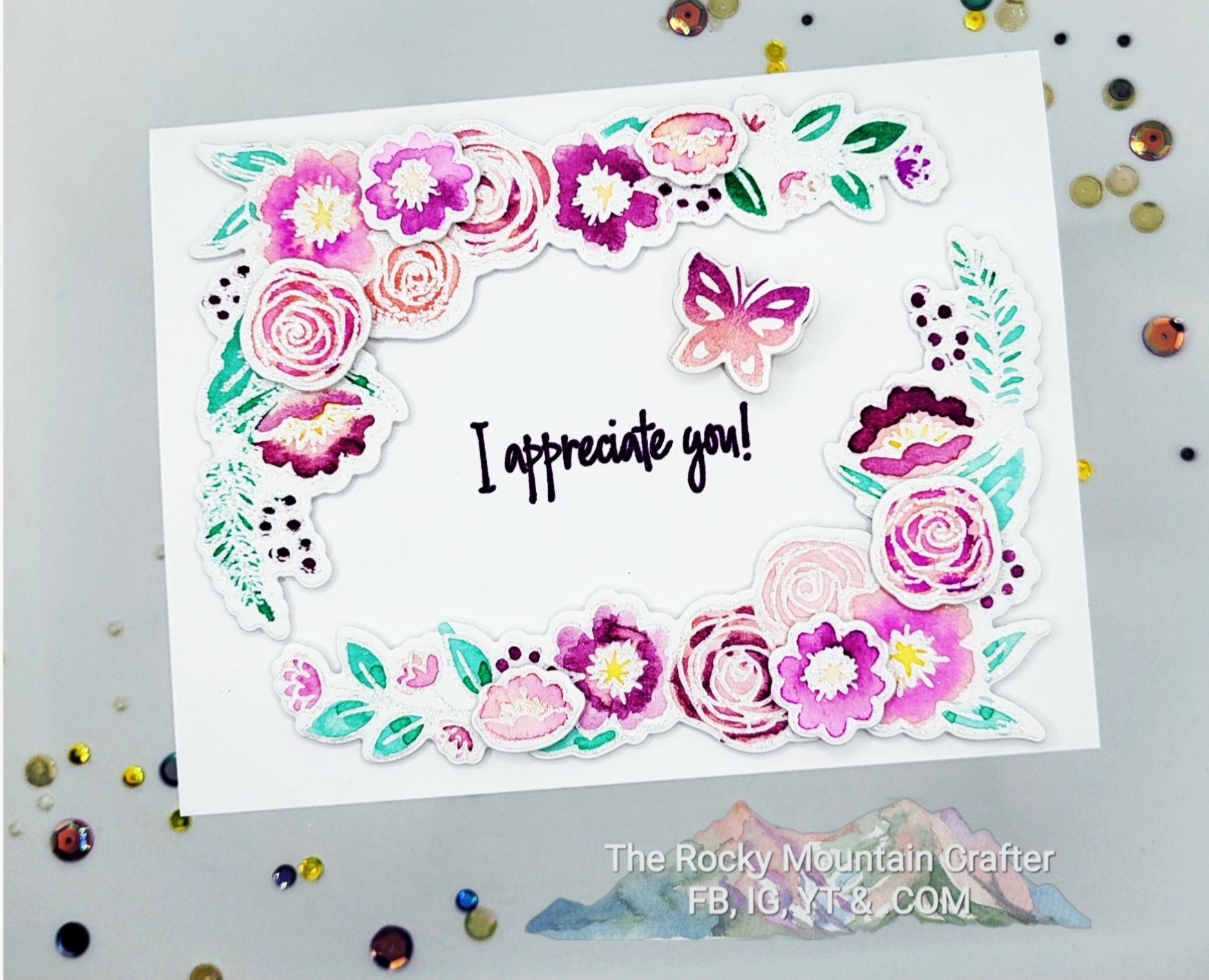 Water Coloring on the We R Memory Keepers All-In-One Magnetic Platform